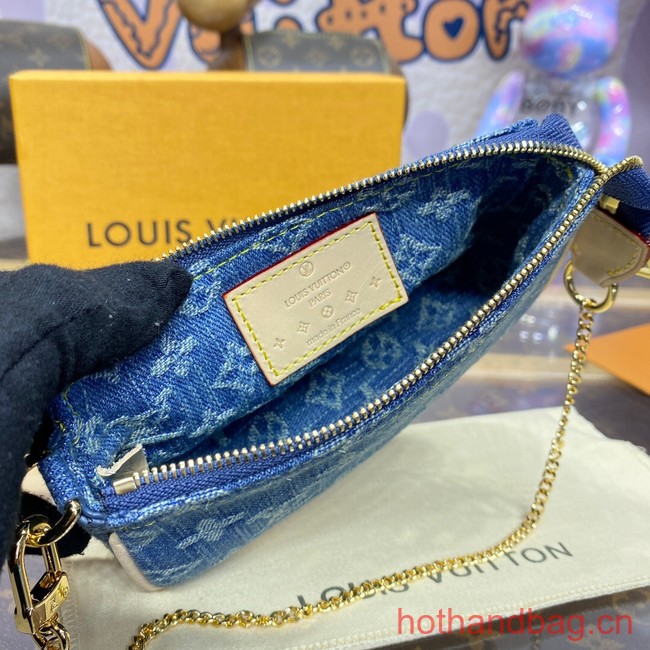 Louis Vuitton Zippy Wallet M82960 Denim Blue