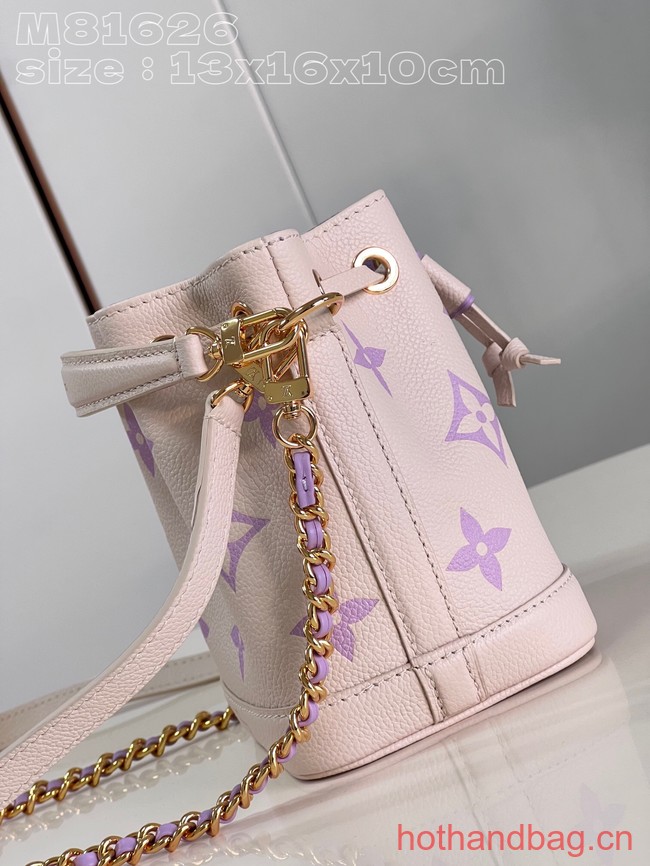 Louis Vuitton Nano Noe M81626 Bubble Tea Mauve