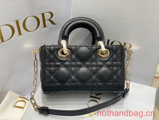 Dior mini Lady D-Joy Bag Cannage Lambskin 9230 black