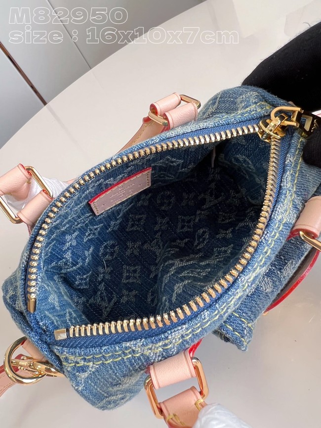 Louis Vuitton DIGITAL EXCLUSIVE Nano Speedy M82950 Denim Blue 