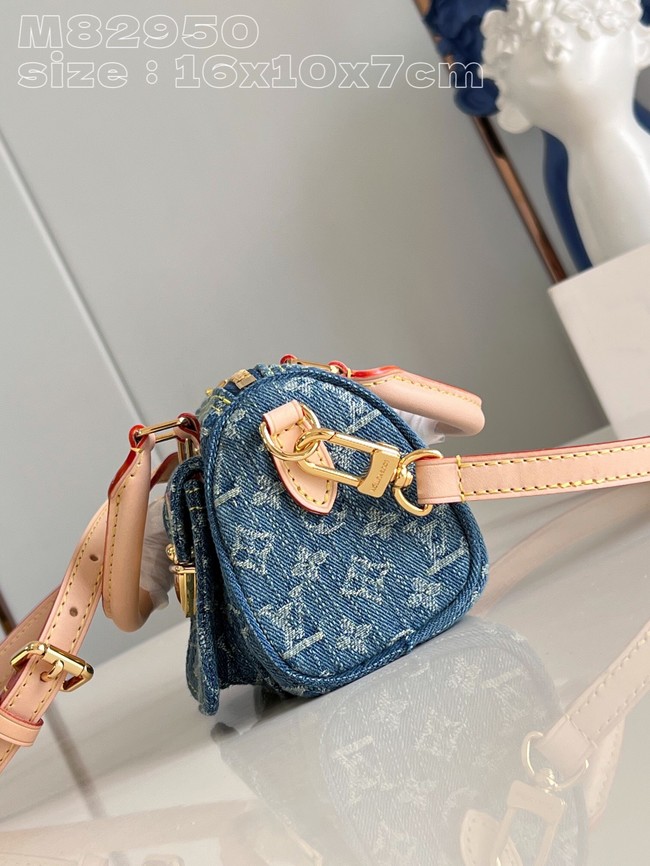 Louis Vuitton DIGITAL EXCLUSIVE Nano Speedy M82950 Denim Blue 