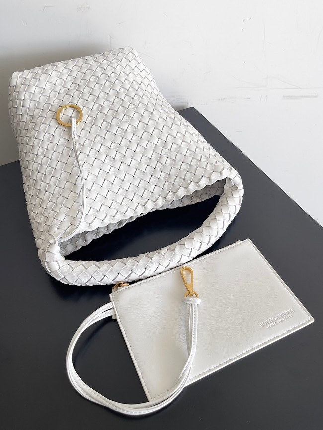 Bottega Veneta Small Cabat Bucket 753172 white