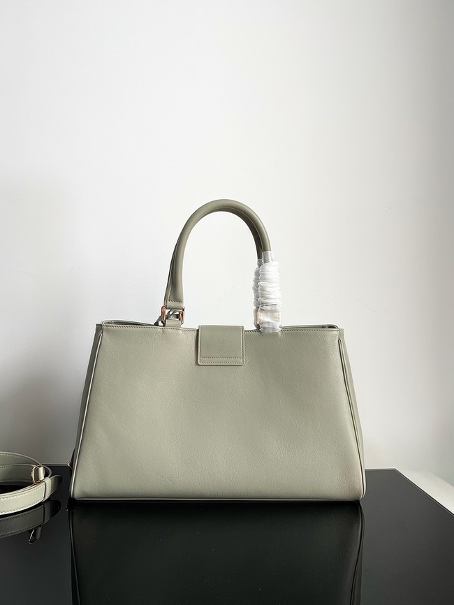 Celine MEDIUM APPOLINE BAG IN SUPPLE CALFSKIN 114963 ZINC