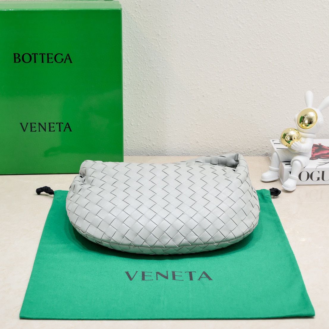 Bottega Veneta Teen Jodie 690225 Light Gray