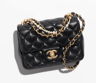 Chanel MINI FLAP BAG AS4385 black