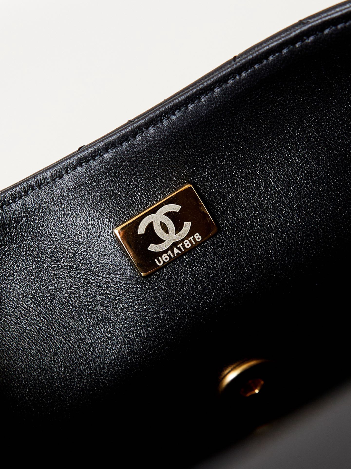 Chanel SMALL FLAP BAG AS4384 black