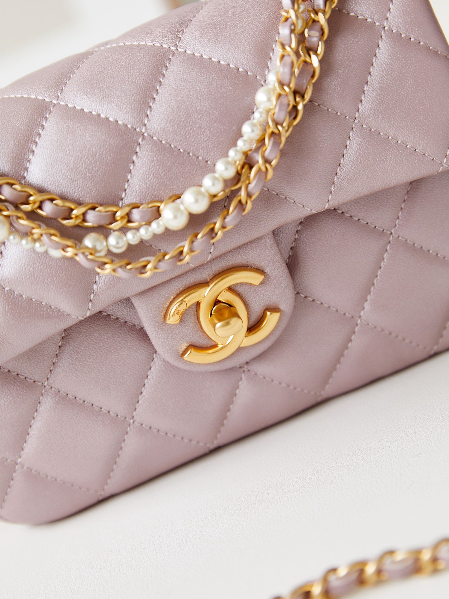 Chanel SMALL FLAP BAG AS4384 pink