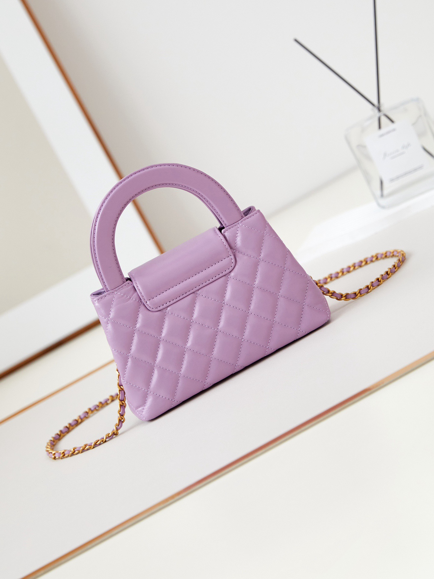 Chanel MINI SHOPPING BAG AS4416 Light purple