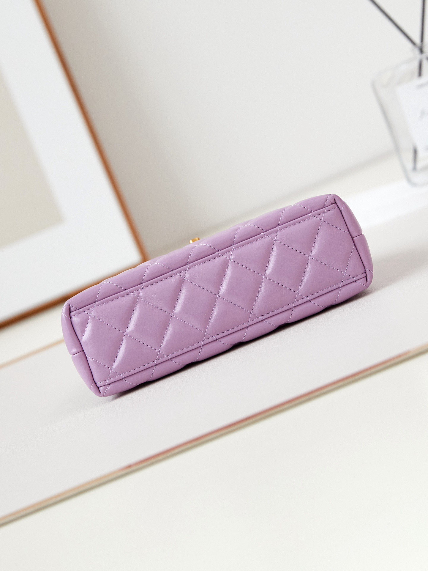 Chanel MINI SHOPPING BAG AS4416 Light purple