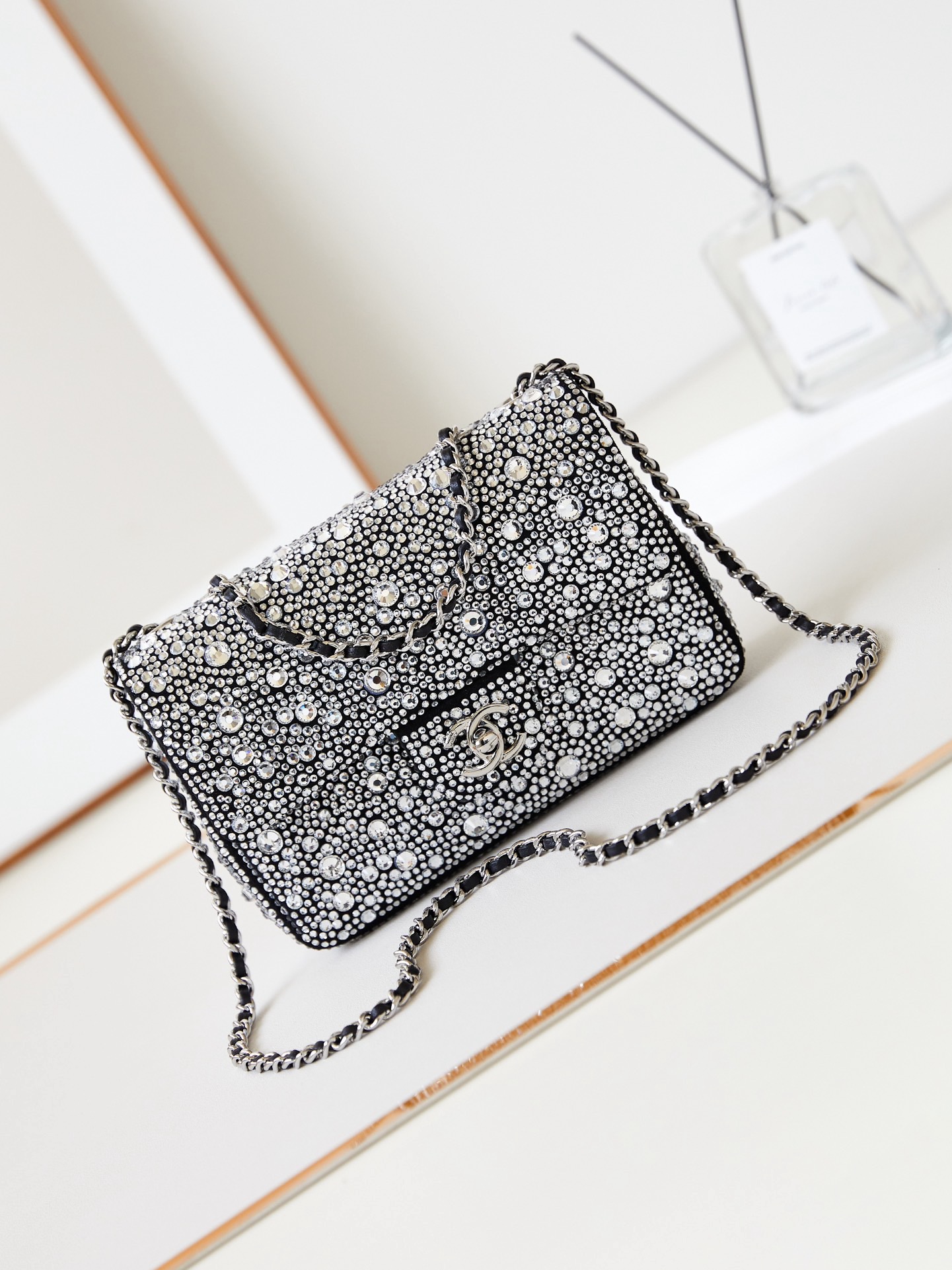 CHANEL MINI FLAP BAG AS4142 BLACK