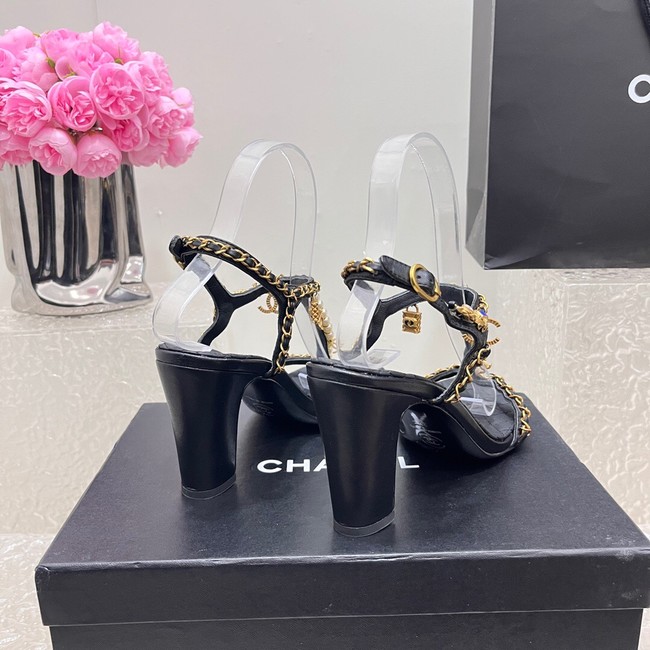 Chanel WOMENS SANDAL heel height 8CM 36620-1