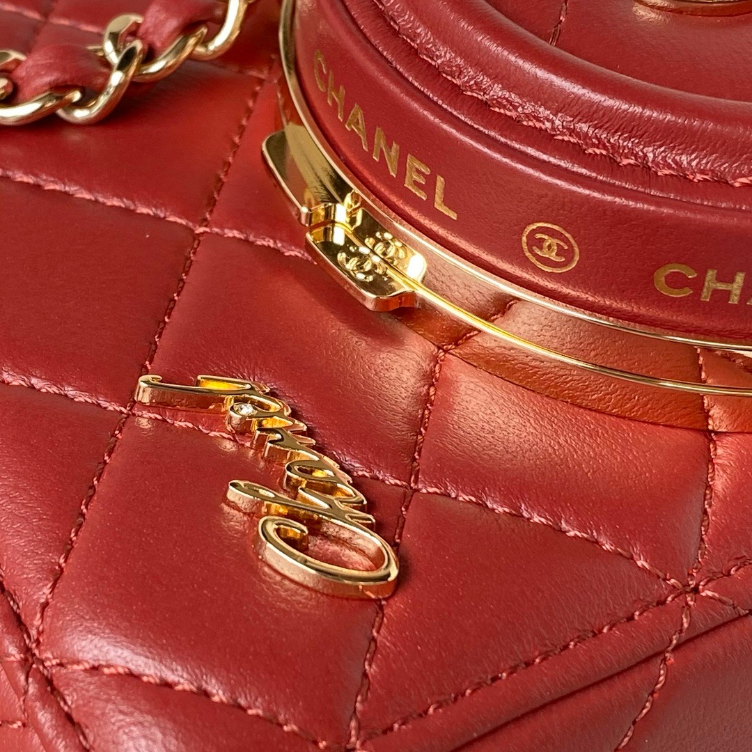 Chanel CAMERA BAG AS4817 Burgundy