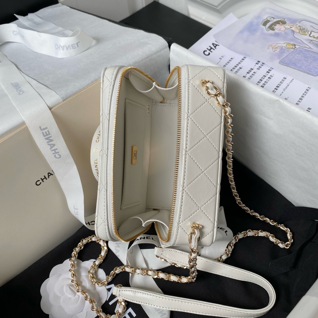 Chanel CAMERA BAG AS4817 White