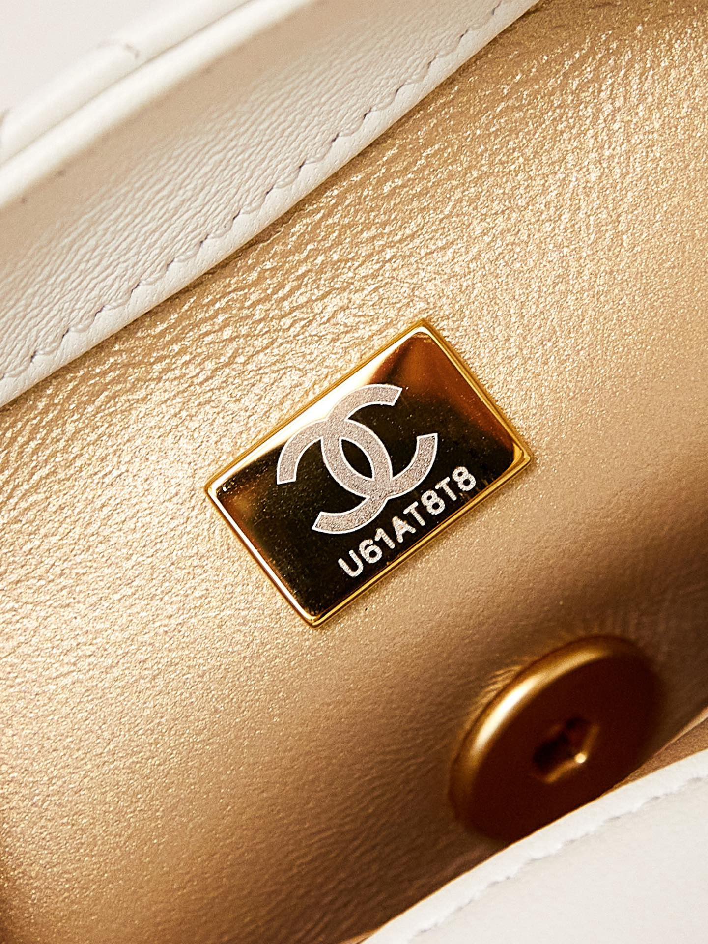 CHANEL MINI FLAP BAG AS4868 WHITE