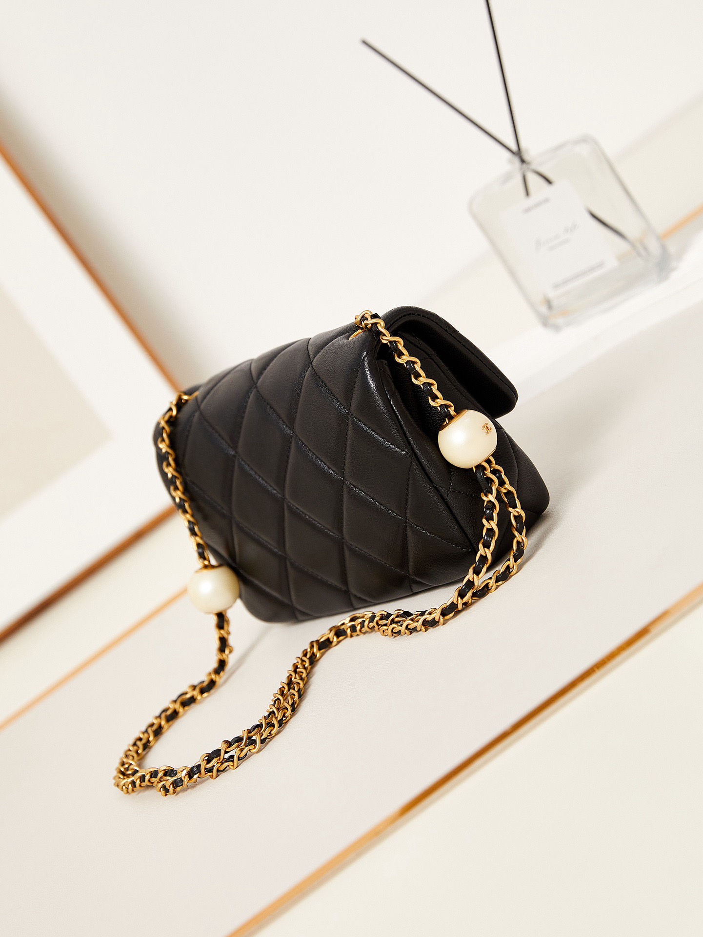 CHANEL SMALL FLAP BAG AS4861 black