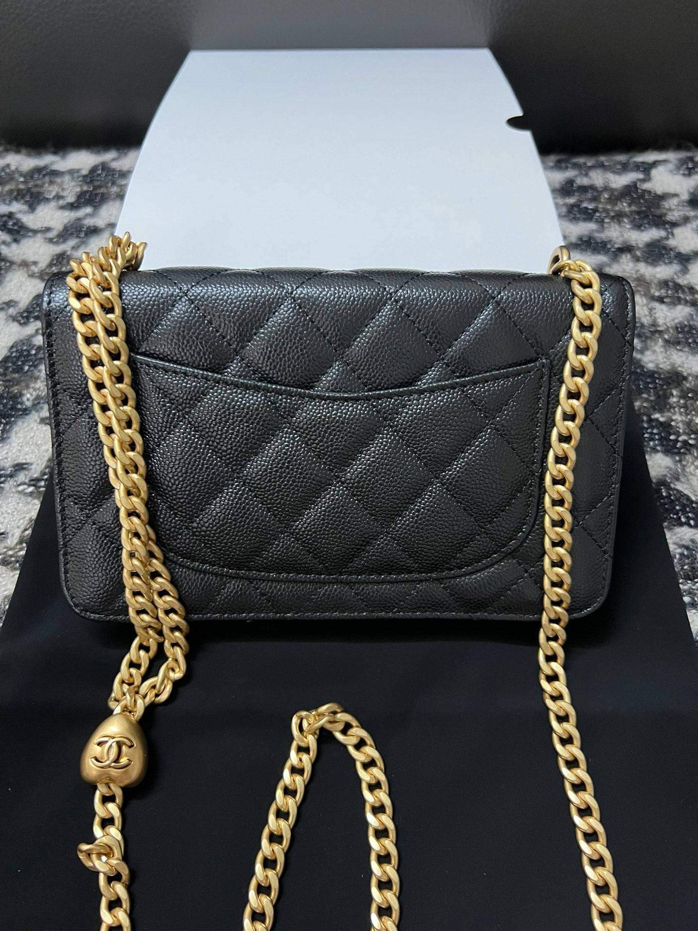 CHANEL WALLET ON CHAIN AP3971 BLACK