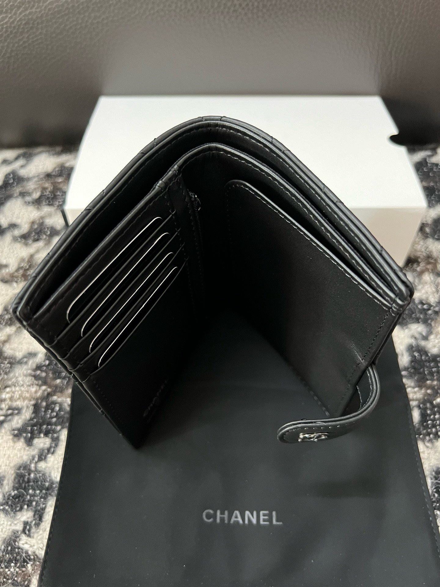 CHANEL Passport Holder 3698 black