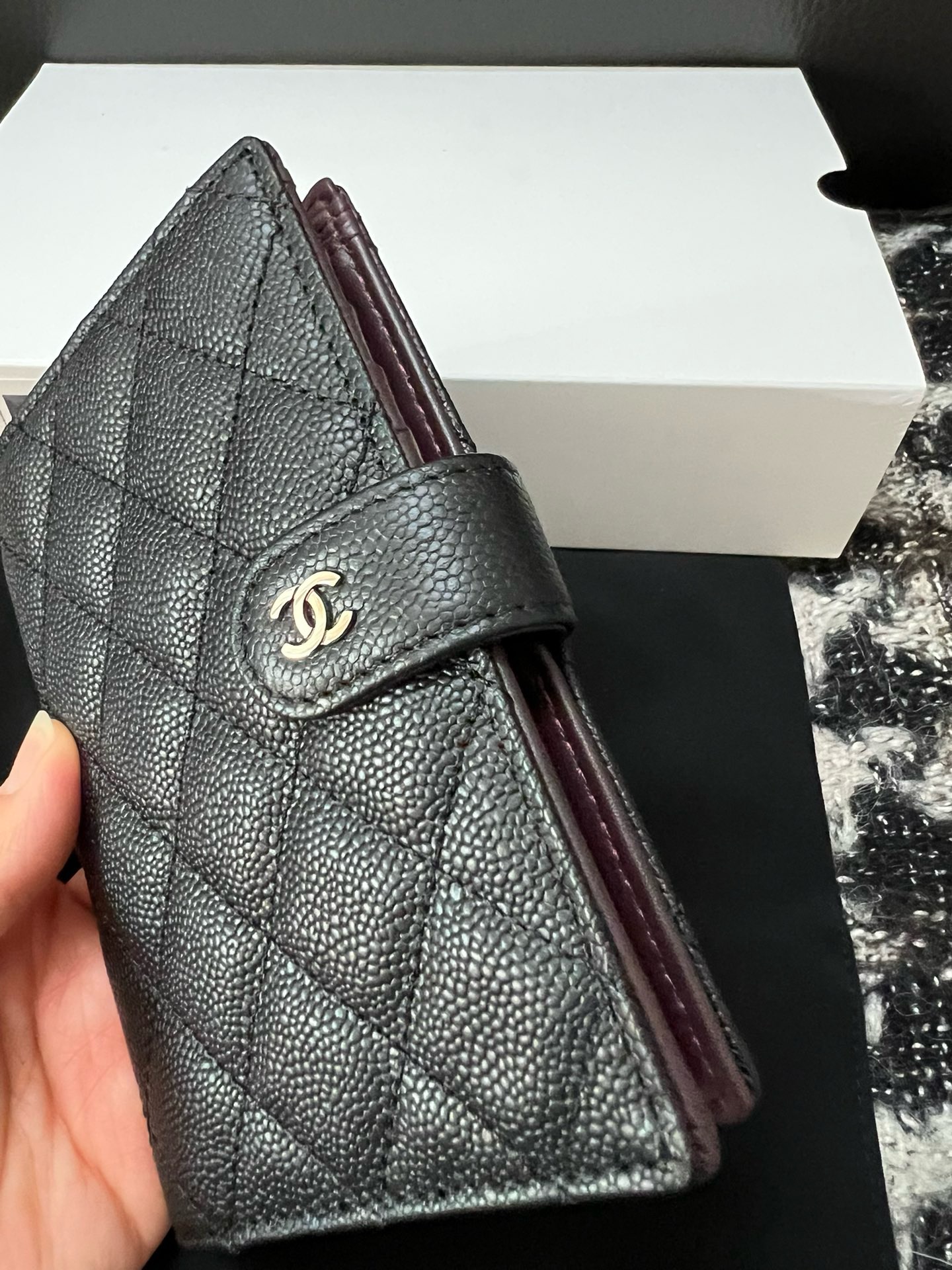 CHANEL Passport Holder 3699 black