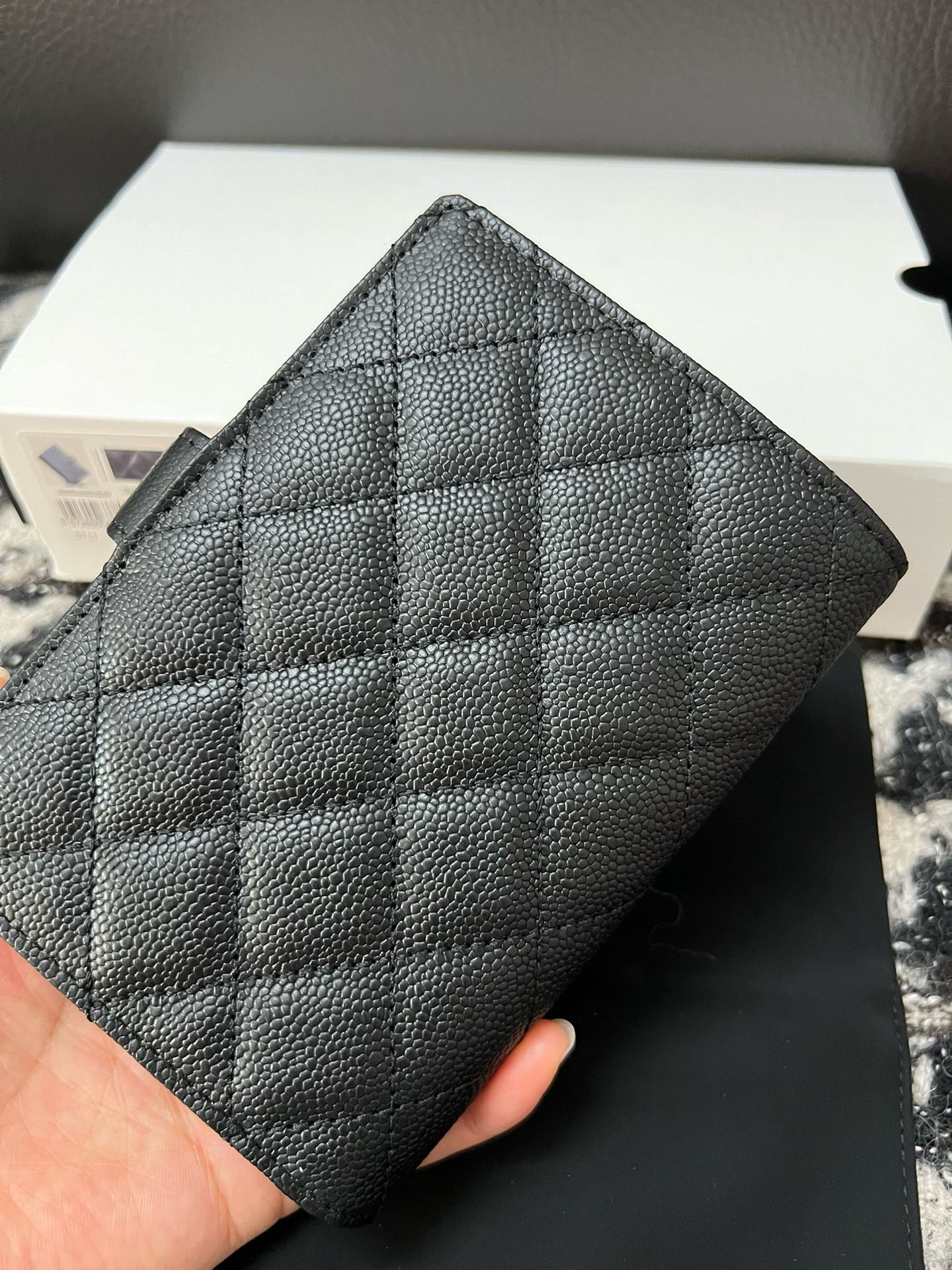 CHANEL Passport Holder 3699 black