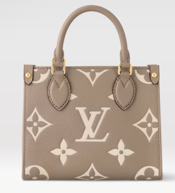 Louis Vuitton OnTheGo BB M46993 Dove Gray&Cream