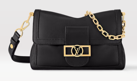 Louis Vuitton Dauphine Soft MM M25050 Black