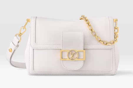 Louis Vuitton Dauphine Soft MM M25050 White