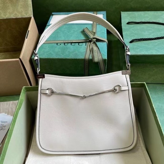 GUCCI JACKIE SMALL SHOULDER BAG 764191 white