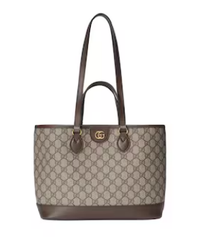 GUCCI OPHIDIA GG MINI TOTE BAG 765043 brown