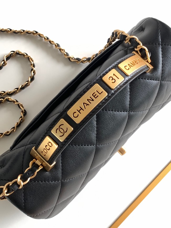 CHANEL CLASSIC 24P Tote Bags AS4680 black