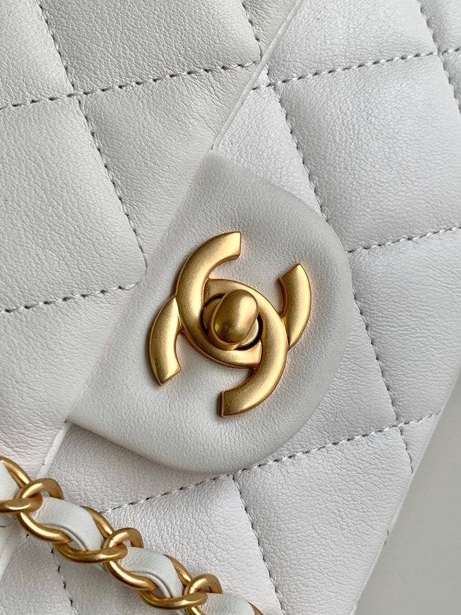 CHANEL CLASSIC 24P Tote Bags 3898 white