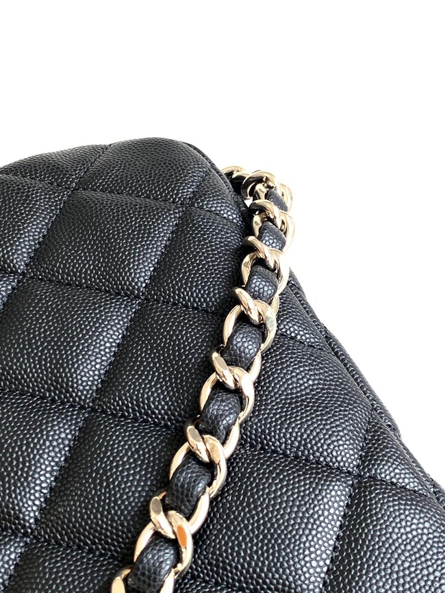 CHANEL SMALL HOBO BAG AS4320 BLACK