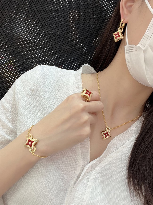 Louis Vuitton NECKLACE&Earrings&Bracelet&ring CE14032