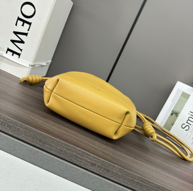 Loewe Mini Napa Lamb Leather Flamenco Purse A914C yellow