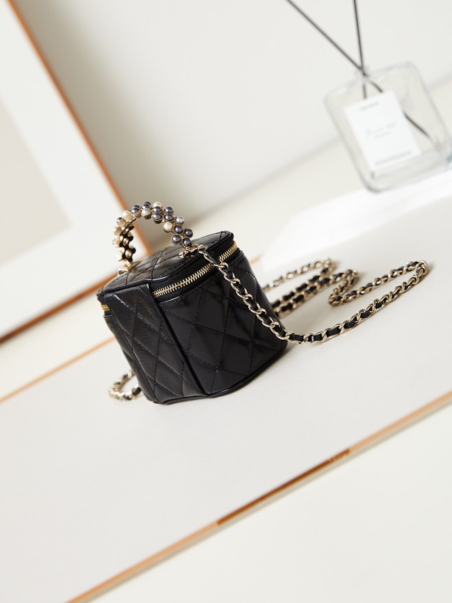 CHANEL NANO CLUTCH WITH CHAIN AS3965 BLACK