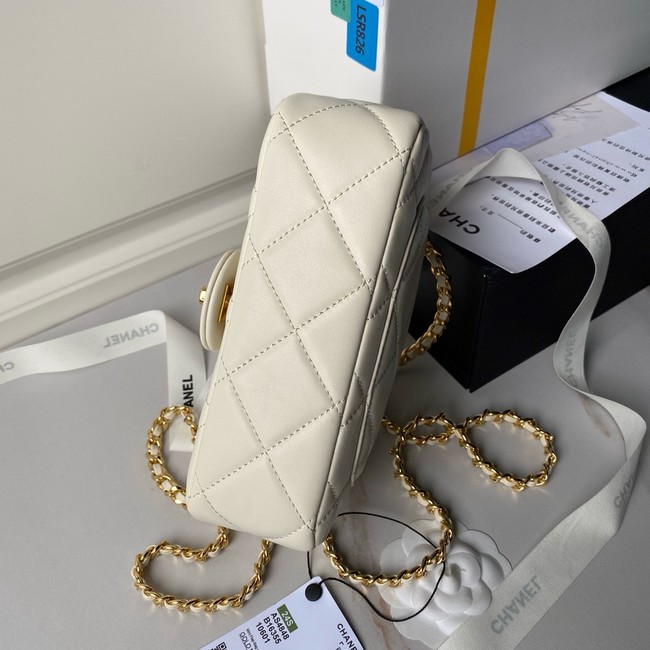 Chanel CLUTCH WITH CHAIN AS4848 white