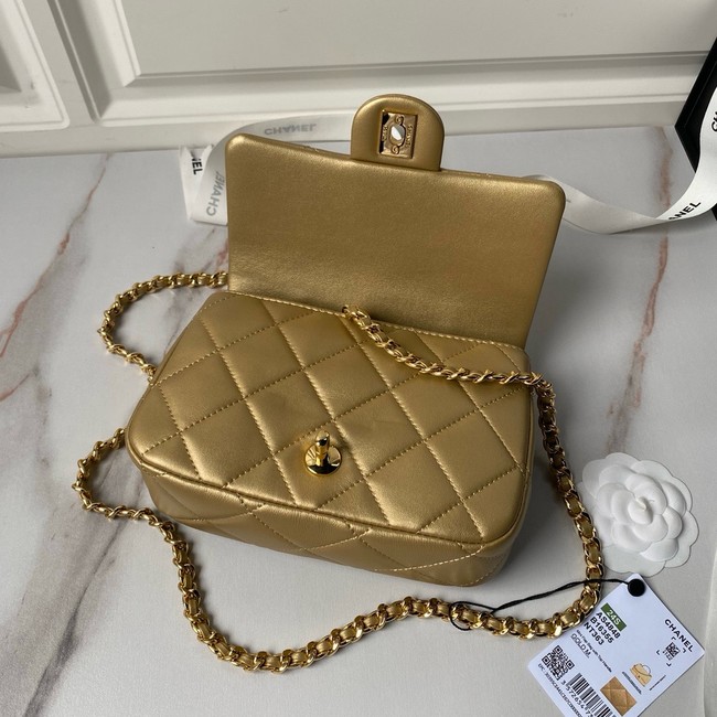 Chanel CLUTCH WITH CHAIN AS4848 gold