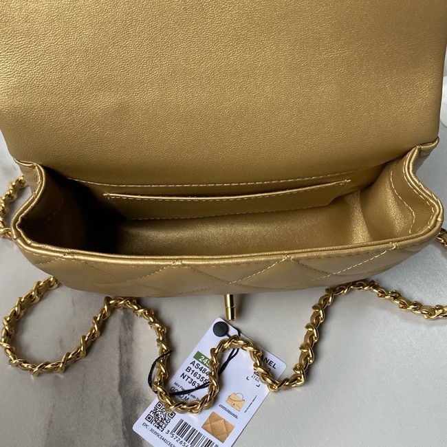 Chanel CLUTCH WITH CHAIN AS4848 gold