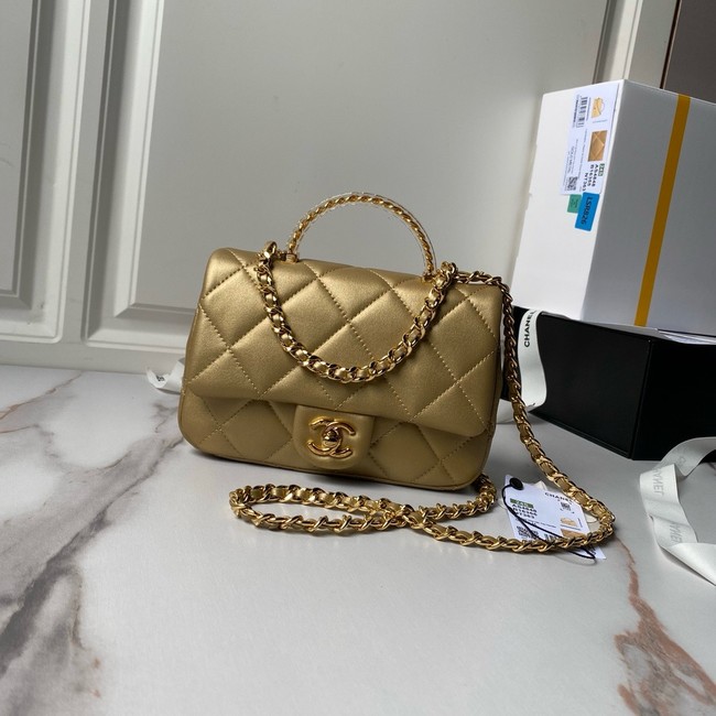 Chanel CLUTCH WITH CHAIN AS4848 gold