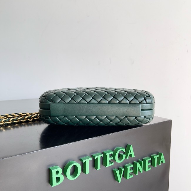 Bottega Veneta Knot With Chain 776662 Emerald Green