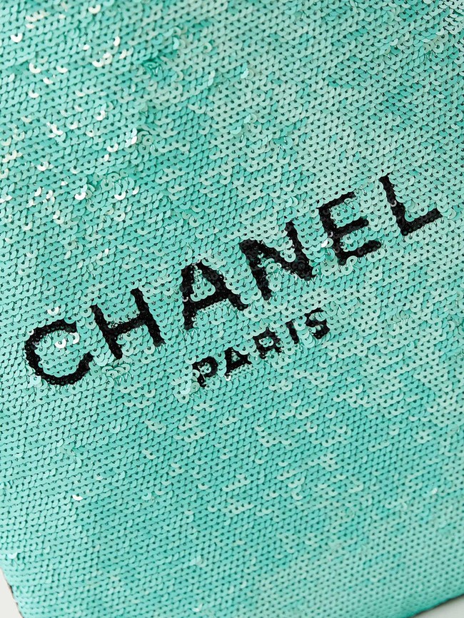 Chanel SHOPPING BAG AS4856 Green & Black