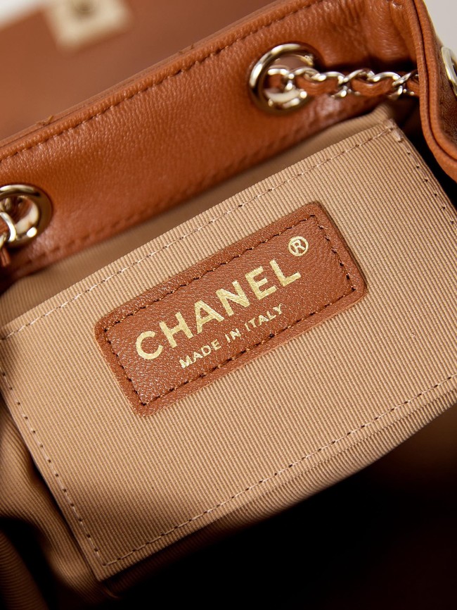 Chanel SMALL BACKPACK AS2908 Camel