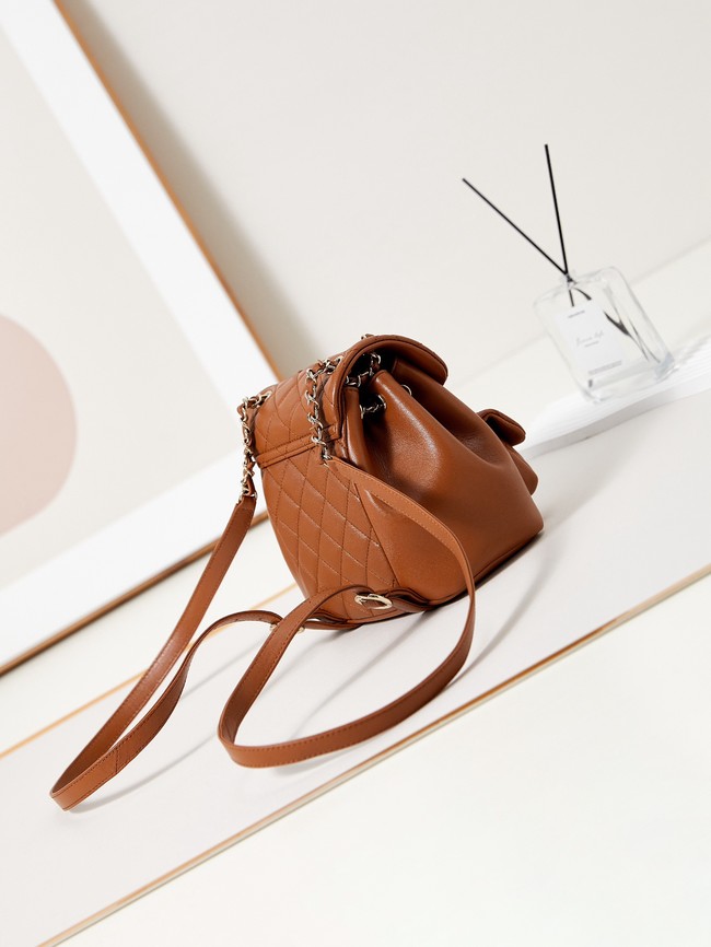 Chanel SMALL BACKPACK AS2908 Camel