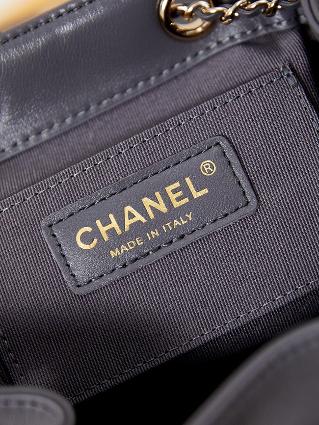 Chanel SMALL BACKPACK AS2908 dark gray