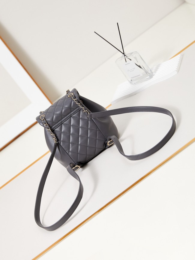 Chanel SMALL BACKPACK AS2908 dark gray