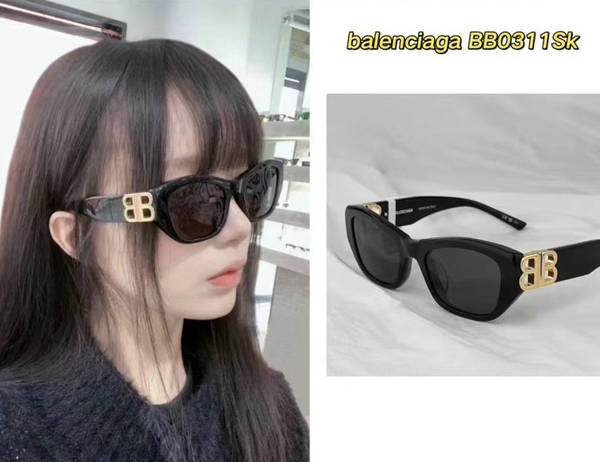 Balenciaga Sunglasses Top Quality BAS00987