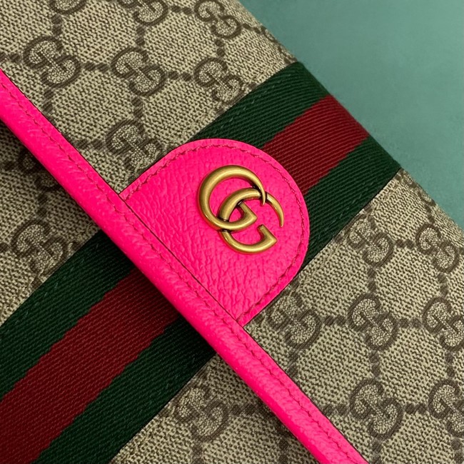 Gucci OPHIDIA GG SMALL BELT BAG 752597 Fuchsia