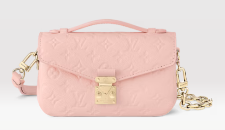 Louis Vuitton Pochette Metis East West M47045 Opal Pink