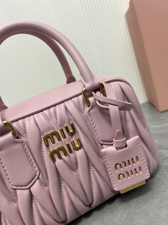 MIU MIU Original Leather Top Handle Bag 5BB123 pink