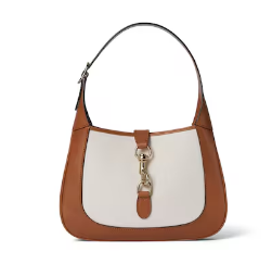 GUCCI JACKIE SMALL SHOULDER BAG 782849 white&brown