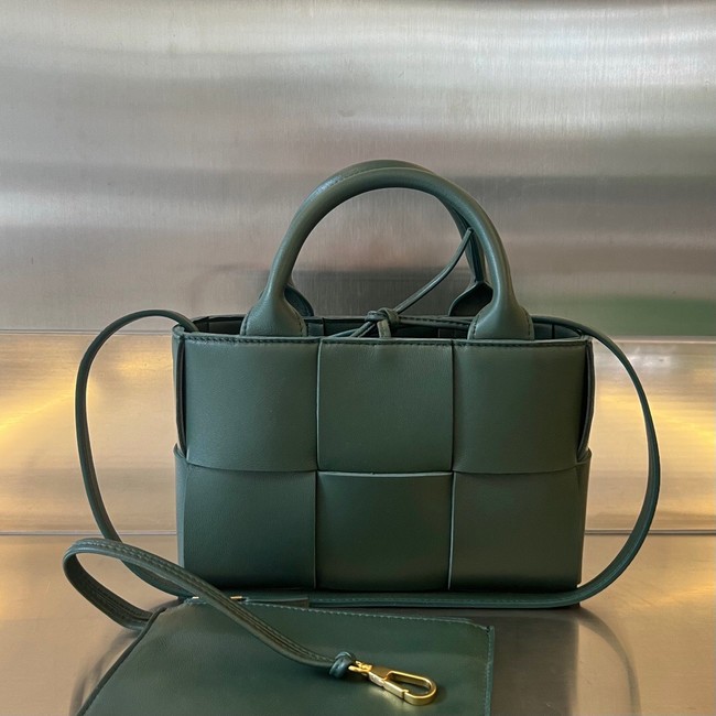 Bottega Veneta Candy Arco Tote Bag 729029 Dark Green